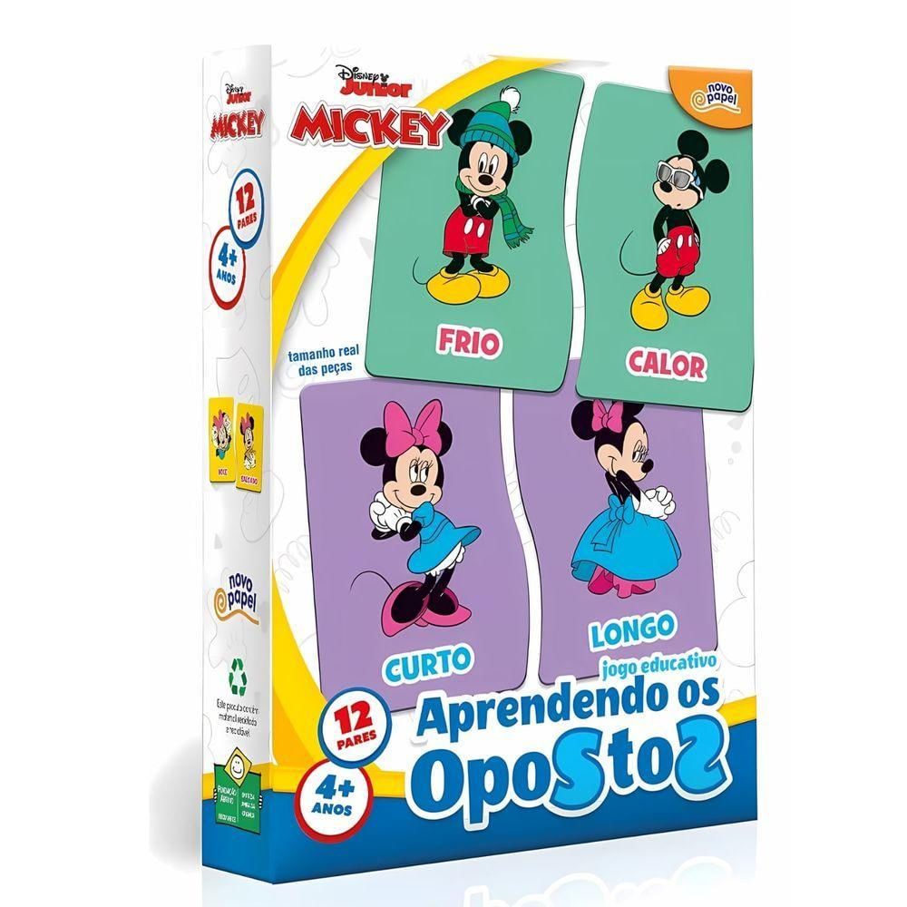 Jogo Aprendendo Os Opostos Mickey - Toyster Unica Jogo Aprendendo Os Opostos Mickey - Toyster