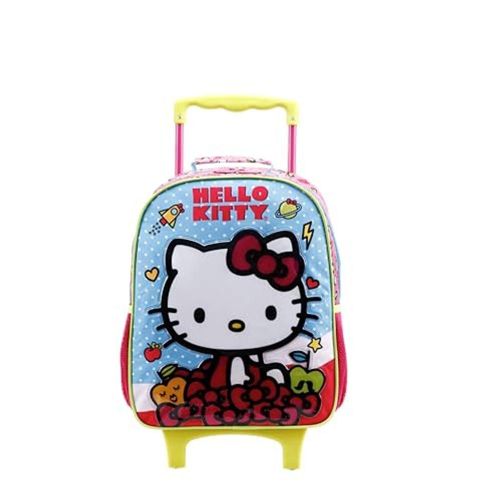 Mochila De Rodinha 14 Hello Kitty R 11831 Infantil Xeryus