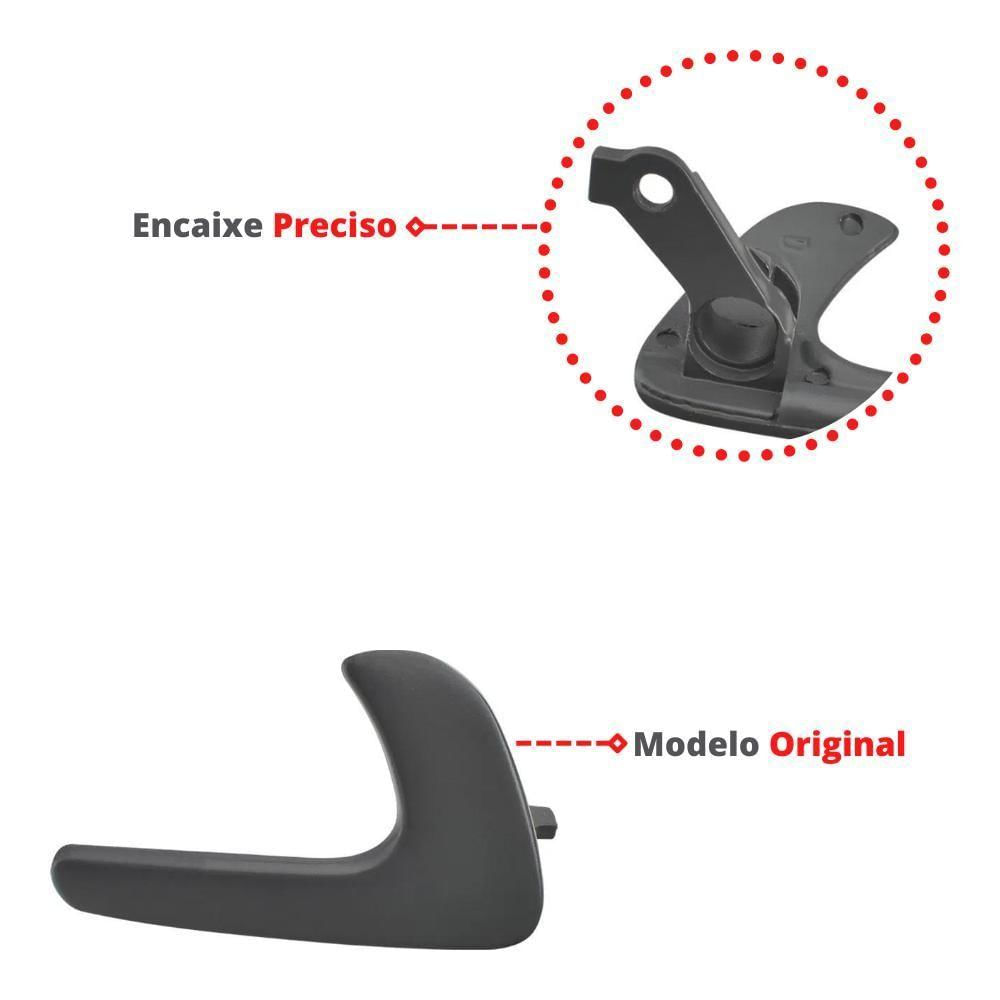 Kit Gatilho Interno Da Maçaneta Alavanca Gol G2 G3 Até 2005 - Un - 4 [f103]