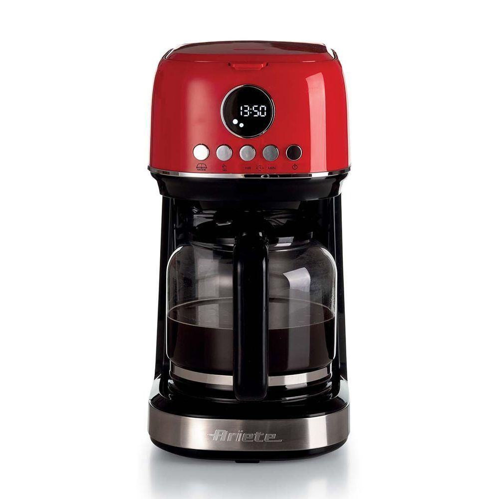 Máquina De Café Programável Moderna 220V Ariete Vermelho