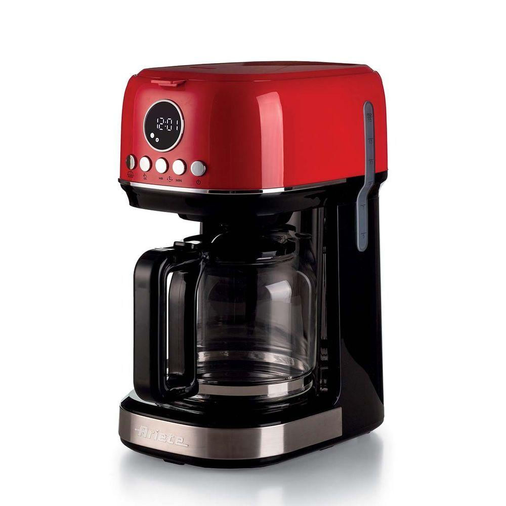 Máquina De Café Programável Moderna 220V Ariete Vermelho