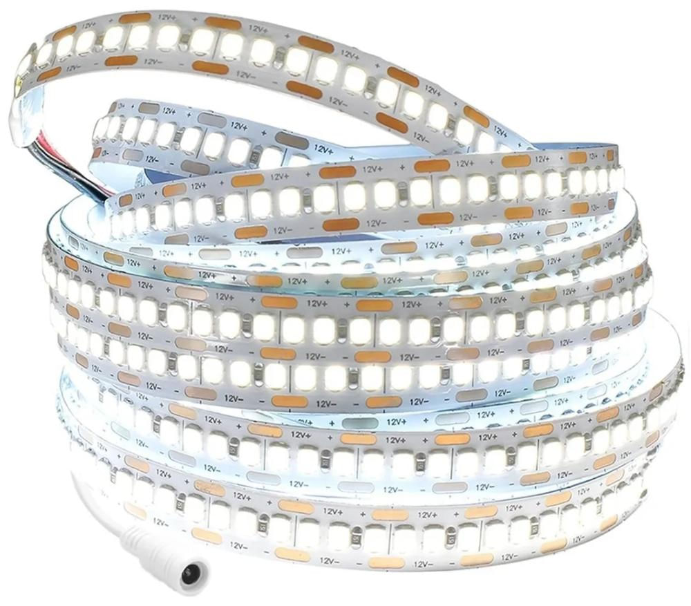 Fita De Led 6500k 240 Leds Branco Frio Ip20 5 Mts 12v 48w