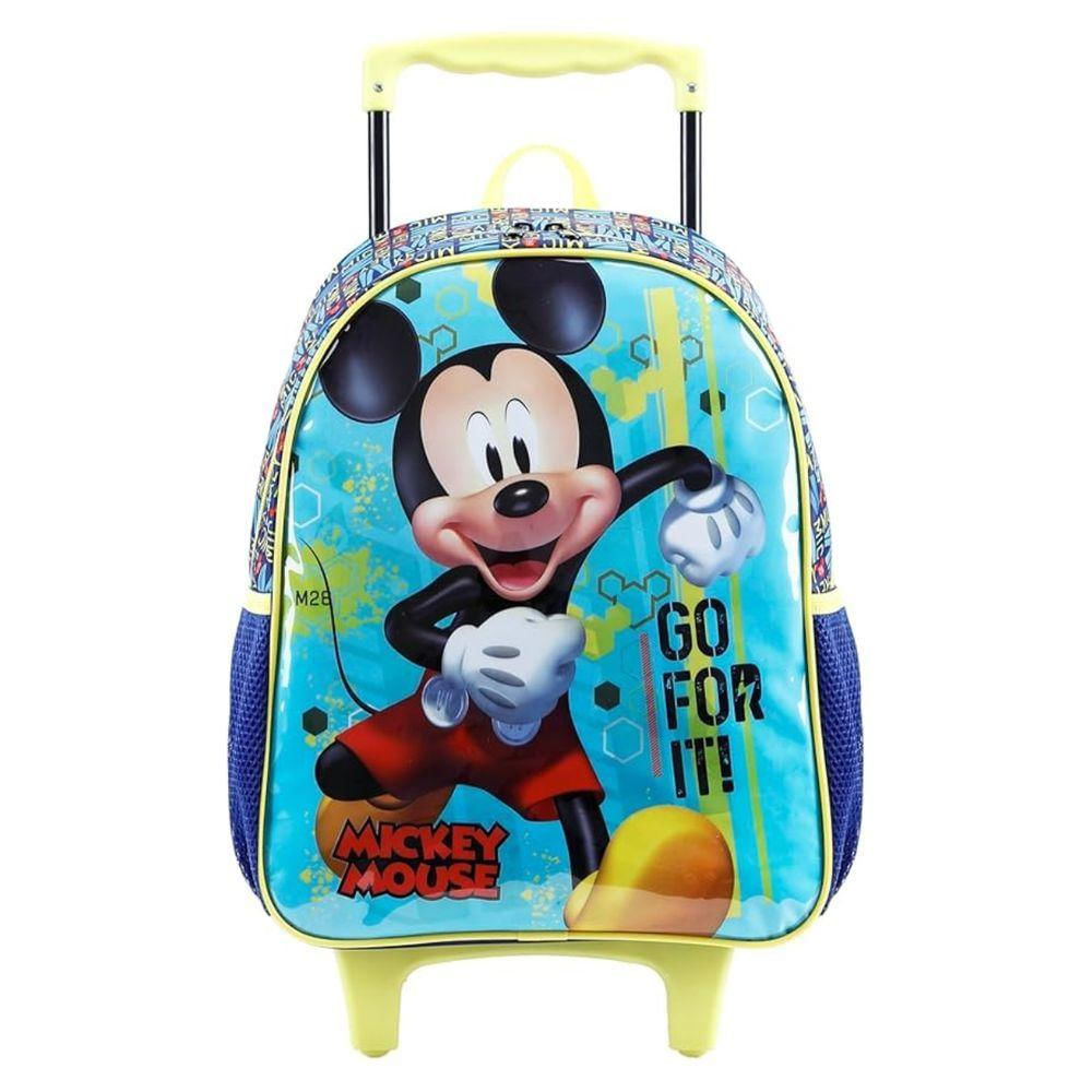 Mochila De Rodinha Escolar Mickey Mouse Xeryus