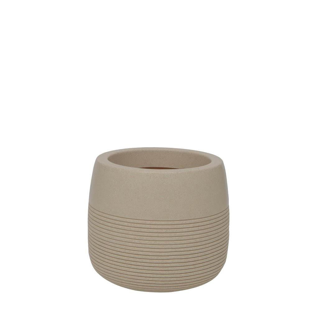 Vaso Bollati 30x28cm - Caixa Master Com 2 Unidades Cor 11 - Granito Areia