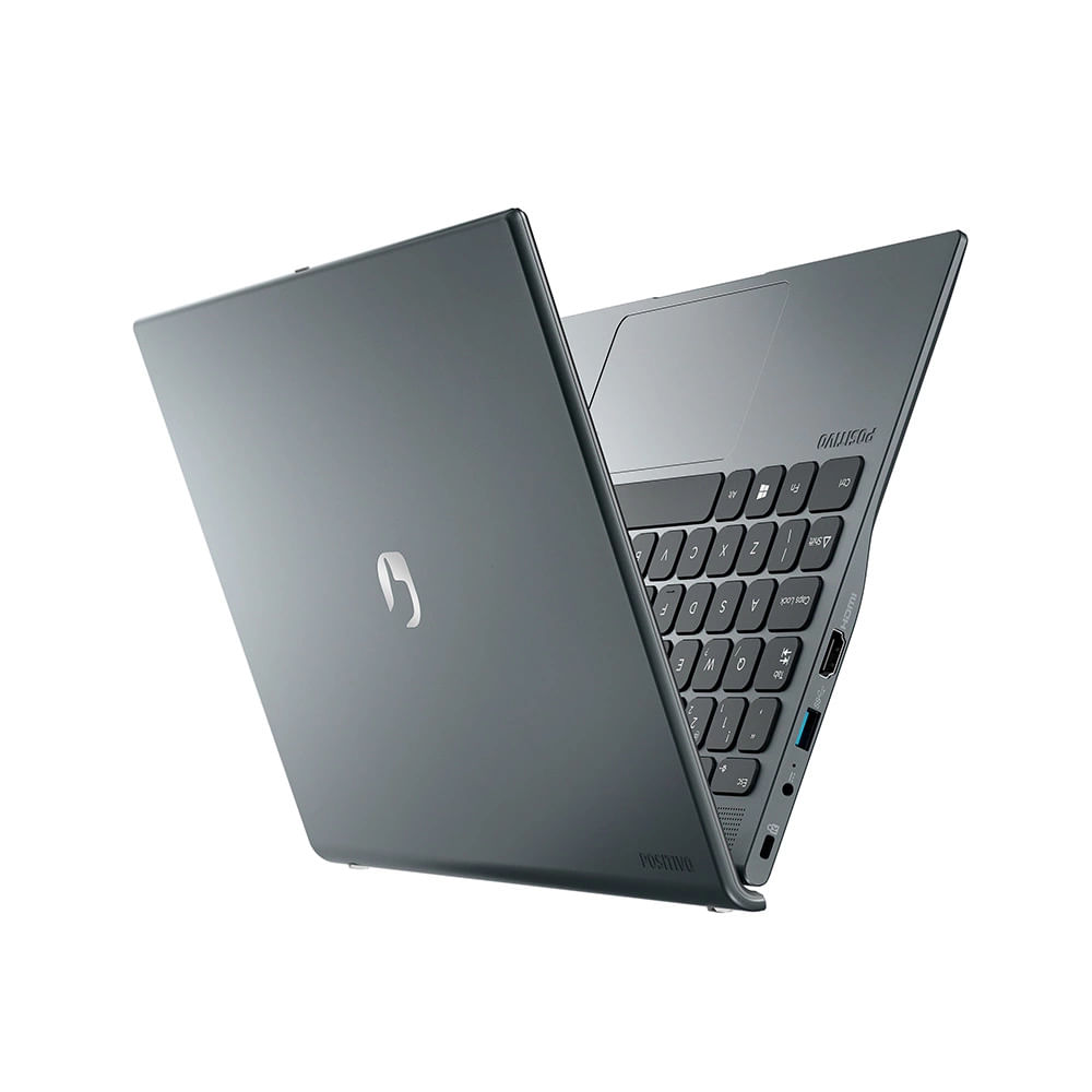 Notebook Positivo Motion Q4128C-S Intel Atom 4GB 128GB Tela 14.1" Windows 10 Cinza