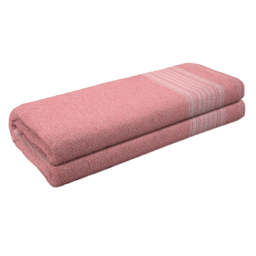 Toalha de Banho Atlântica Nara 100% Algodão 130x70cm Rosa Pó