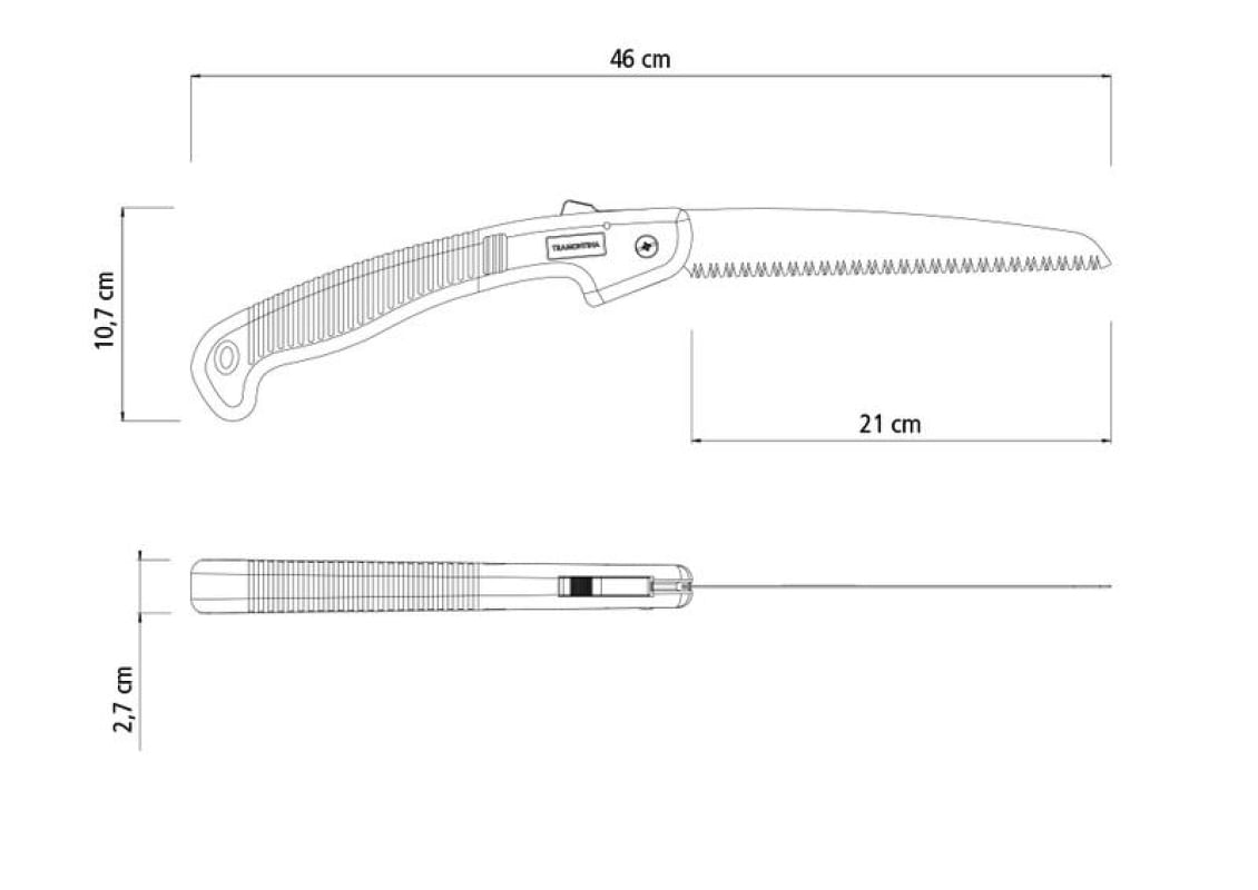 Serrote Dobrável 8" Tramontina