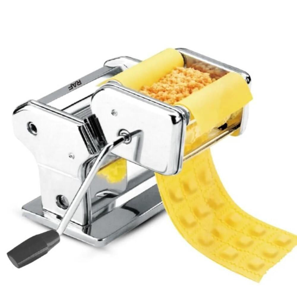 Maquina Preparar Macarrao Ravioli Dupla 5 Em 1 Lasanha Cilindro Prepara 5 Tipos De Massas Em Inox