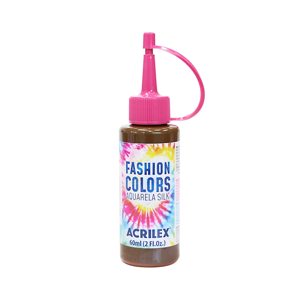 Tinta para Tecido Aquarela Silk 60ml Marrom