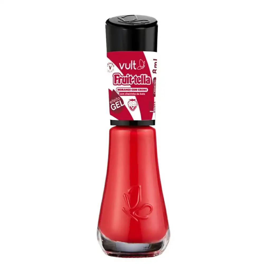 Esmalte  Cremoso  Fruit Morango 8ML  5FEE   Vult