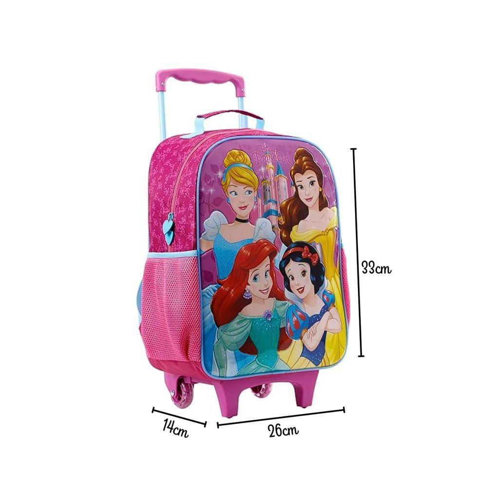 Mochila De Rodinhas 14 Princesas - 11561 - Escolar