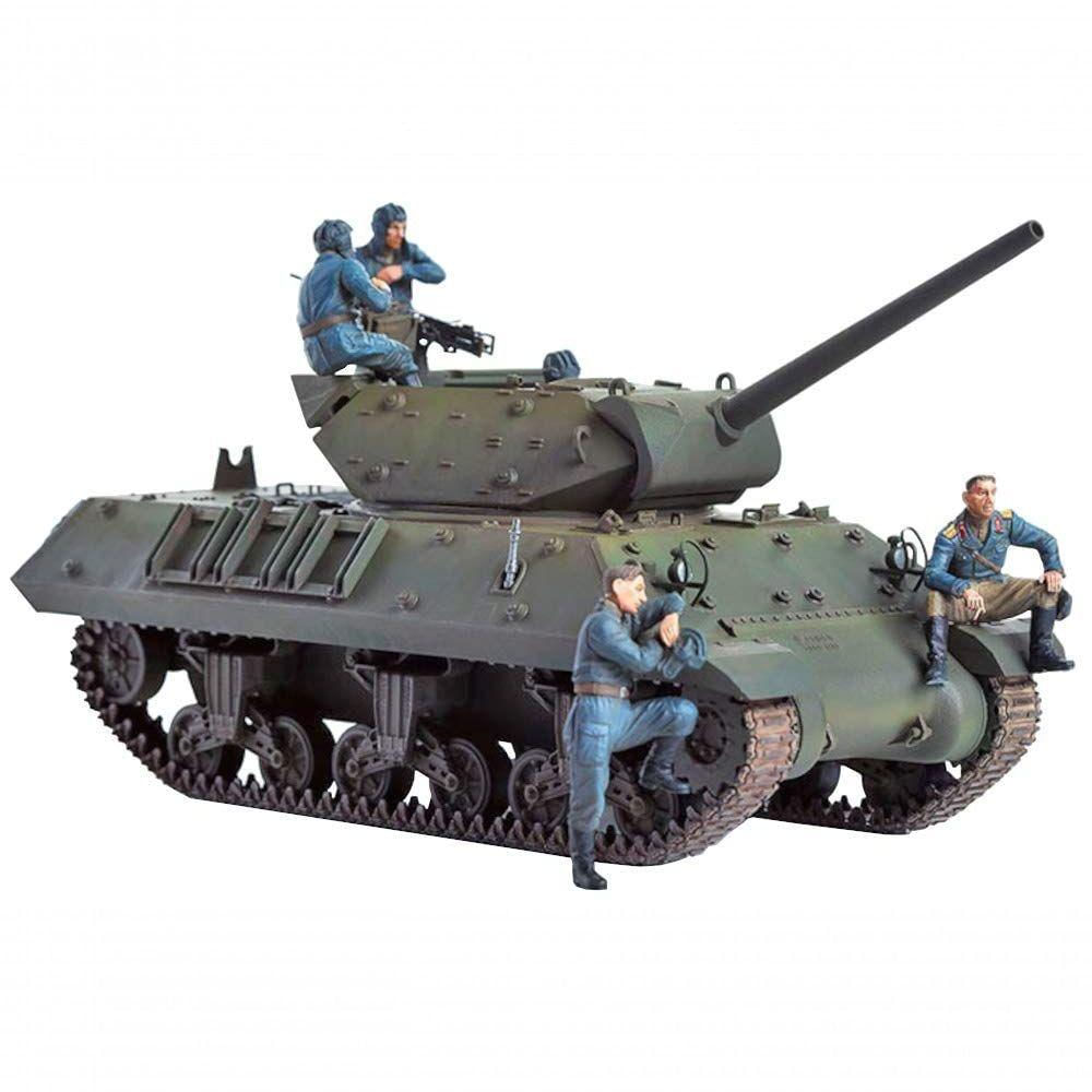 Academy 1-35 Soviet M-10 Tank Destroyer - Modelo de Montagem Sem Pintura