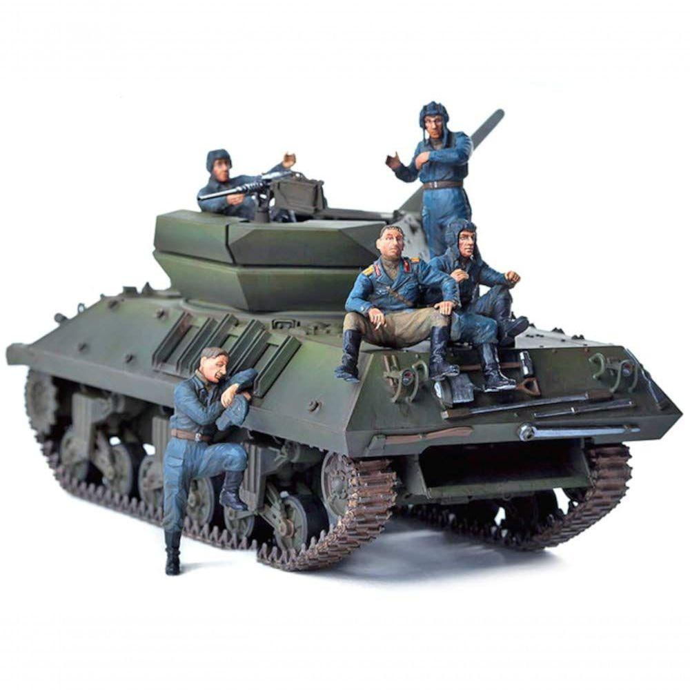 Academy 1-35 Soviet M-10 Tank Destroyer - Modelo de Montagem Sem Pintura