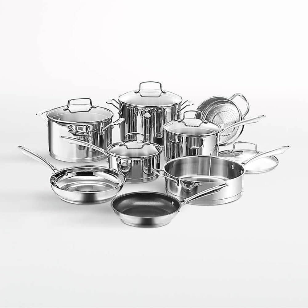 Cuisinart Jogo De Panelas Aço Inox 13 Peças Chef’s Classic