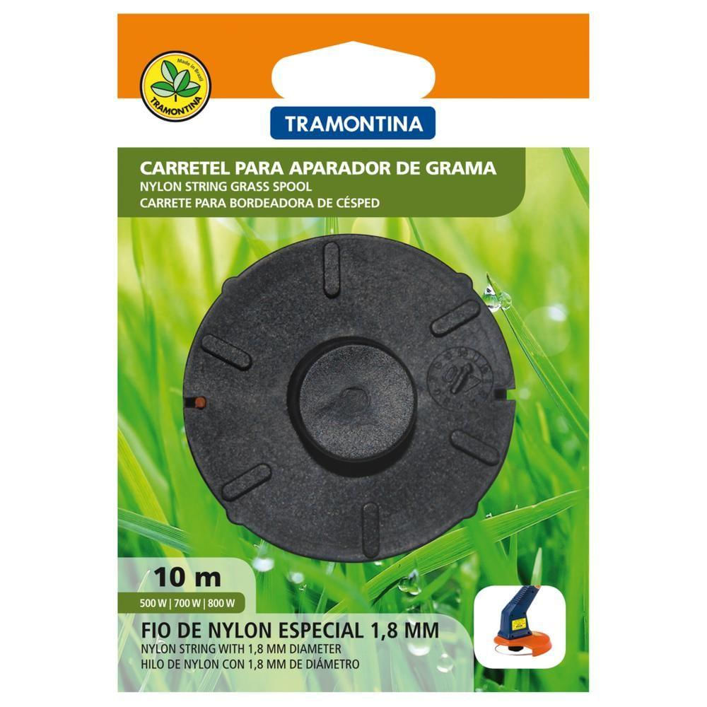 Carretel 2 Fios De Nylon 1,8 Mm Para Aparador De Grama 10M