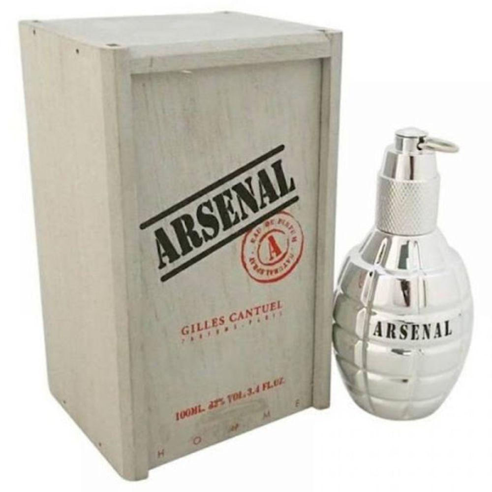 Perfume Gilles Cantuel Arsenal Platinum - Eau De Parfum - Masculino - 100 Ml Volume Da Unidade 100 Ml