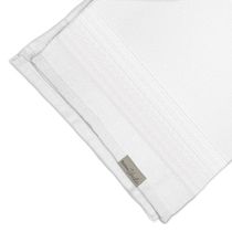 Toalha de Rosto Karsten Unika Fio Penteado Algodão Branco