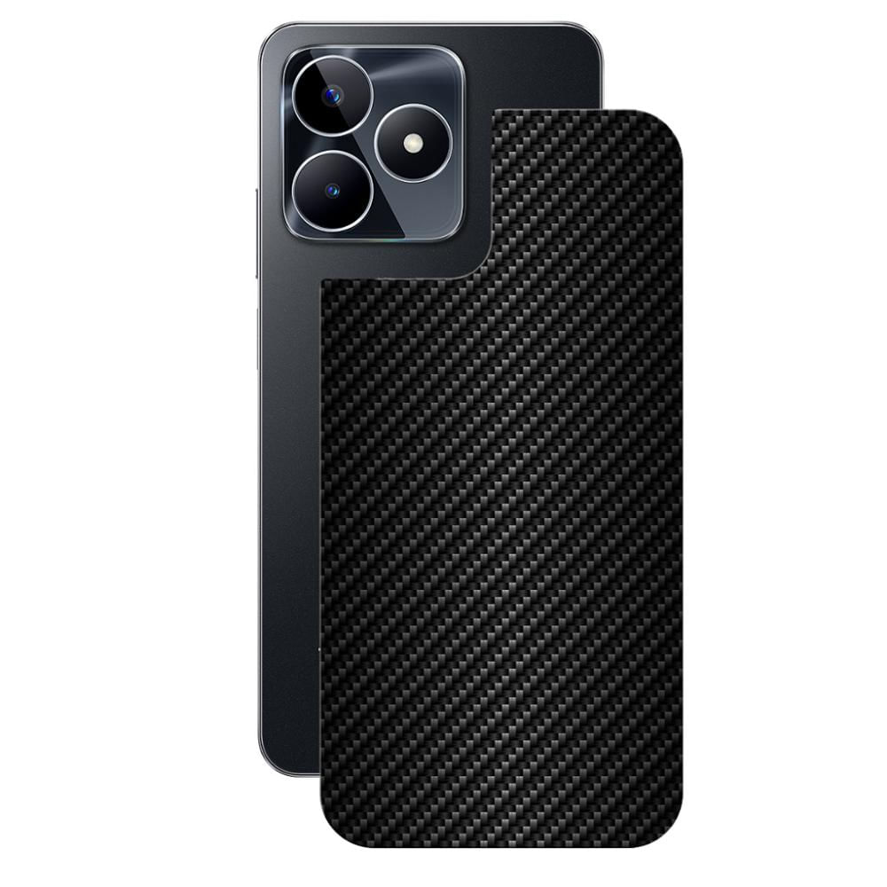Película para Realme C53 - Traseira de Fibra de Carbono Preta - Gshield