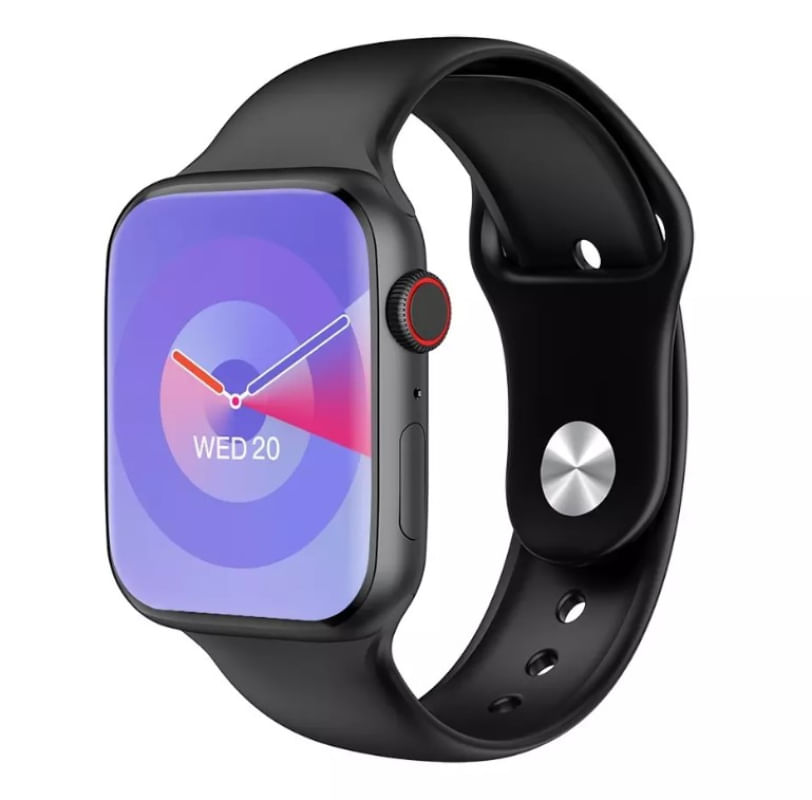 Smartwatch W29s com NFC, IA ChatGPT e 500+ Watchfaces Rosa