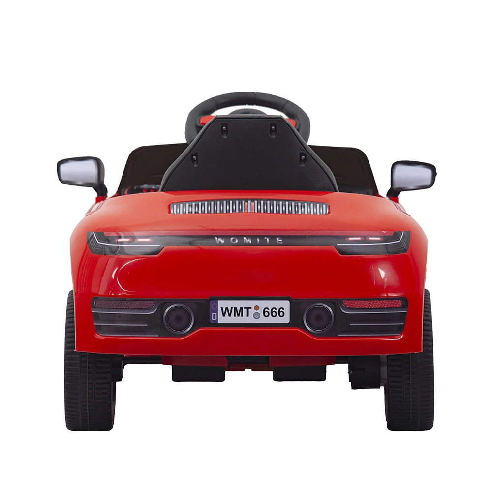 Carro Elétrico Porsche 6V Vermelho