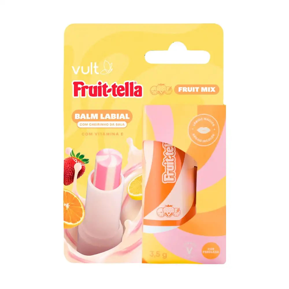 Brilho Labial Fruit Tella Fruit Mix Vult 3.5G