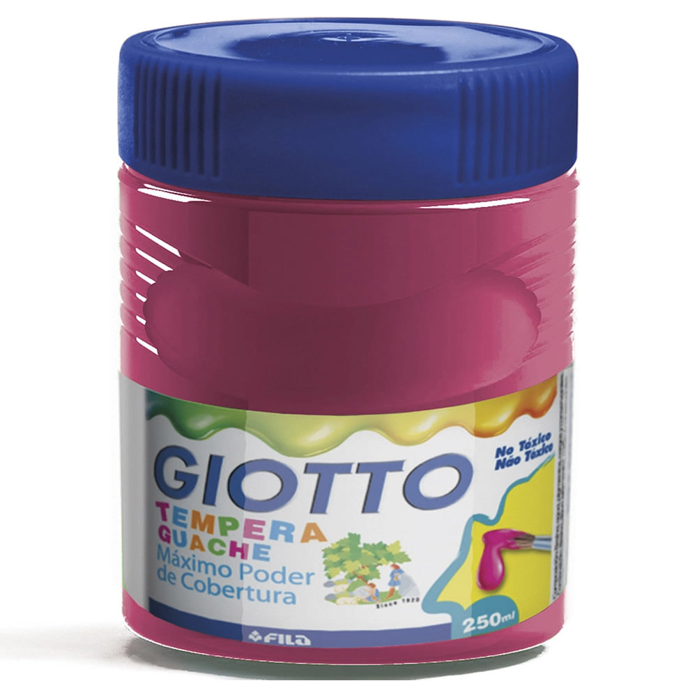 Tinta Guache Tempera Giotto Magenta 250ml