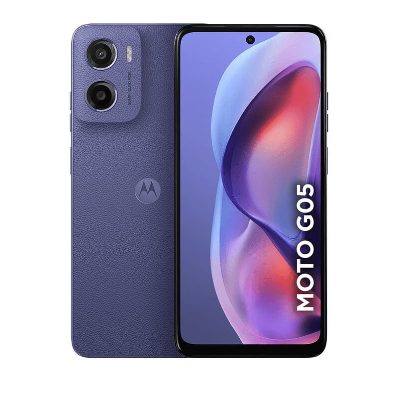 Smartphone Motorola Moto G05 128GB - Violeta, 12GB (4GB RAM +8GB RAM Boost), Câmera 50MP e Tela 6,7"