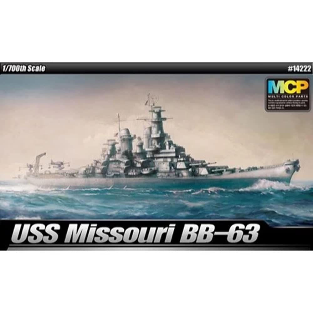 Academy Uss Missouri Bb-63 Mcp - Kit de Montagem de Navio 1:700