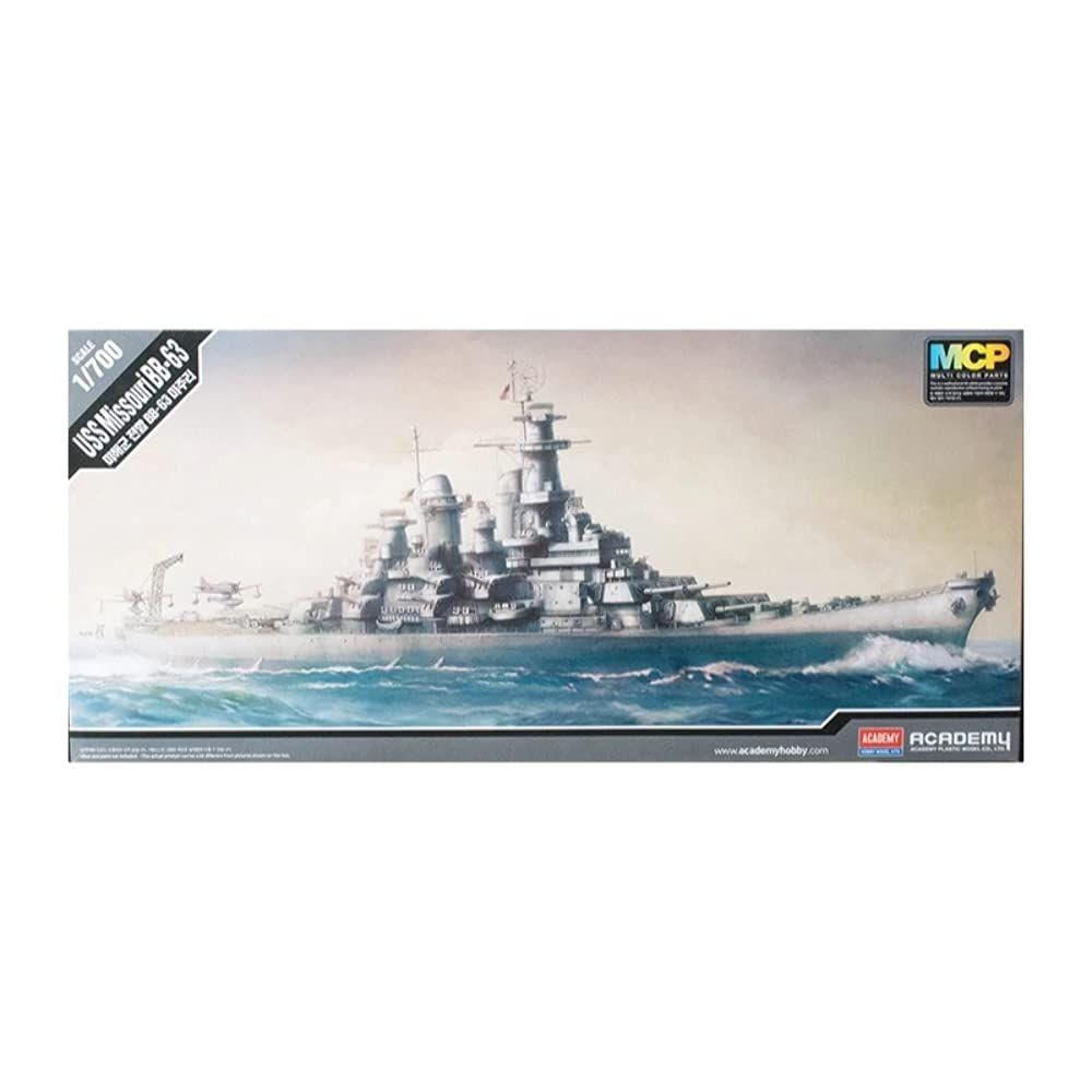 Academy Uss Missouri Bb-63 Mcp - Kit de Montagem de Navio 1:700