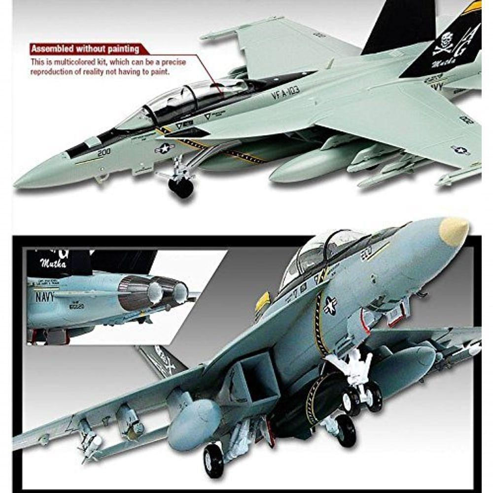 Academy Kit de Modelo 1-72 Usn F-a-18f Vfa-103 Jolly Rogers (#12535)