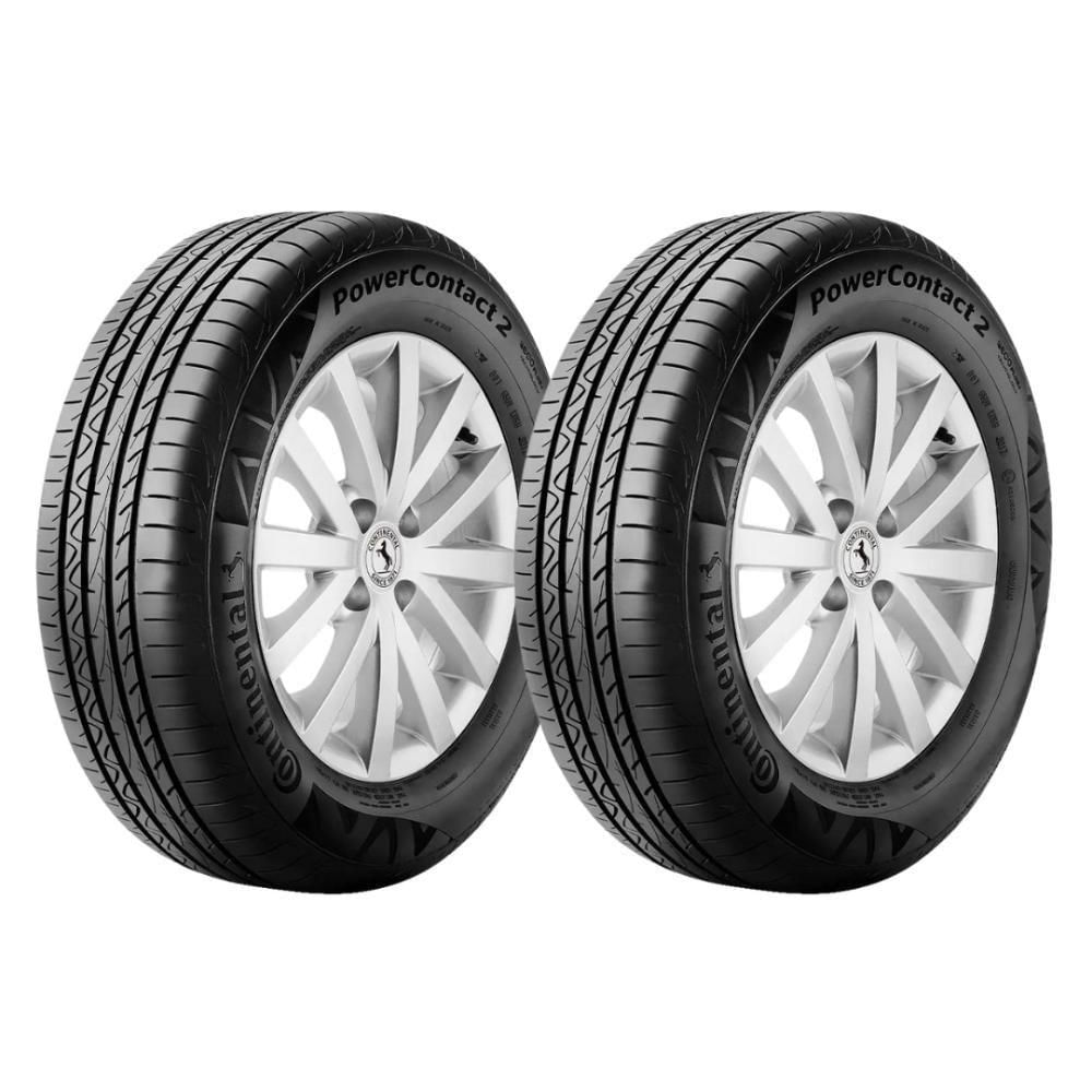 Kit 2 Pneu Continental Aro 14 Powercontact 185/65r14 86t