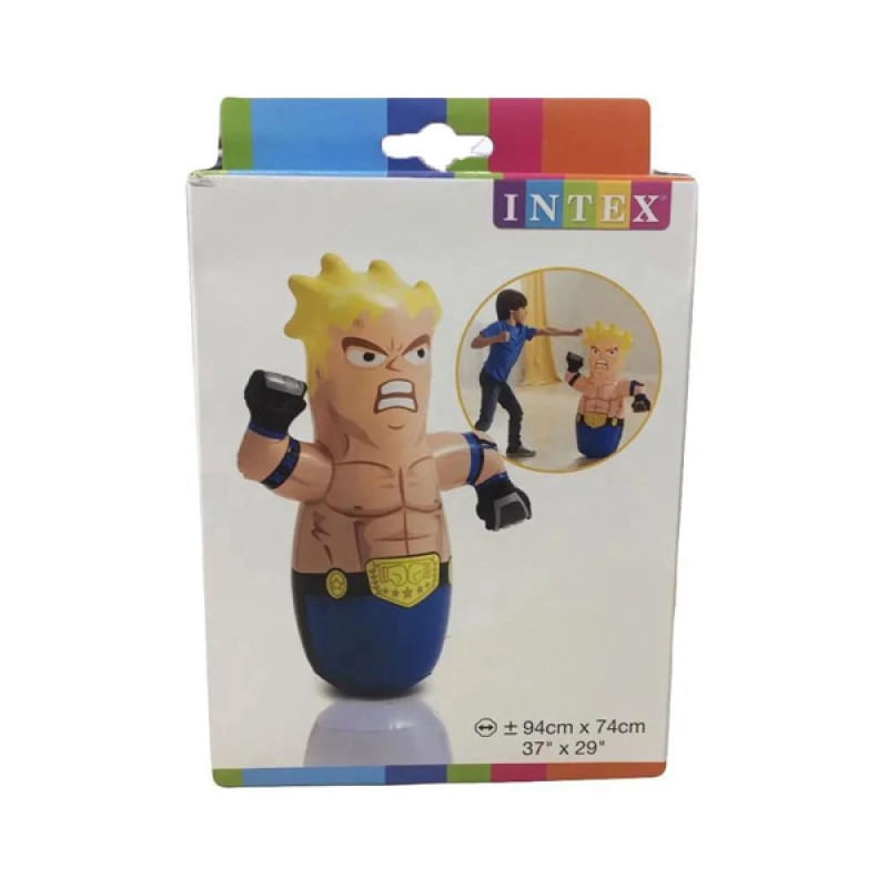 Brinquedo Inflável Teimoso 3D Lutador Loiro - Intex