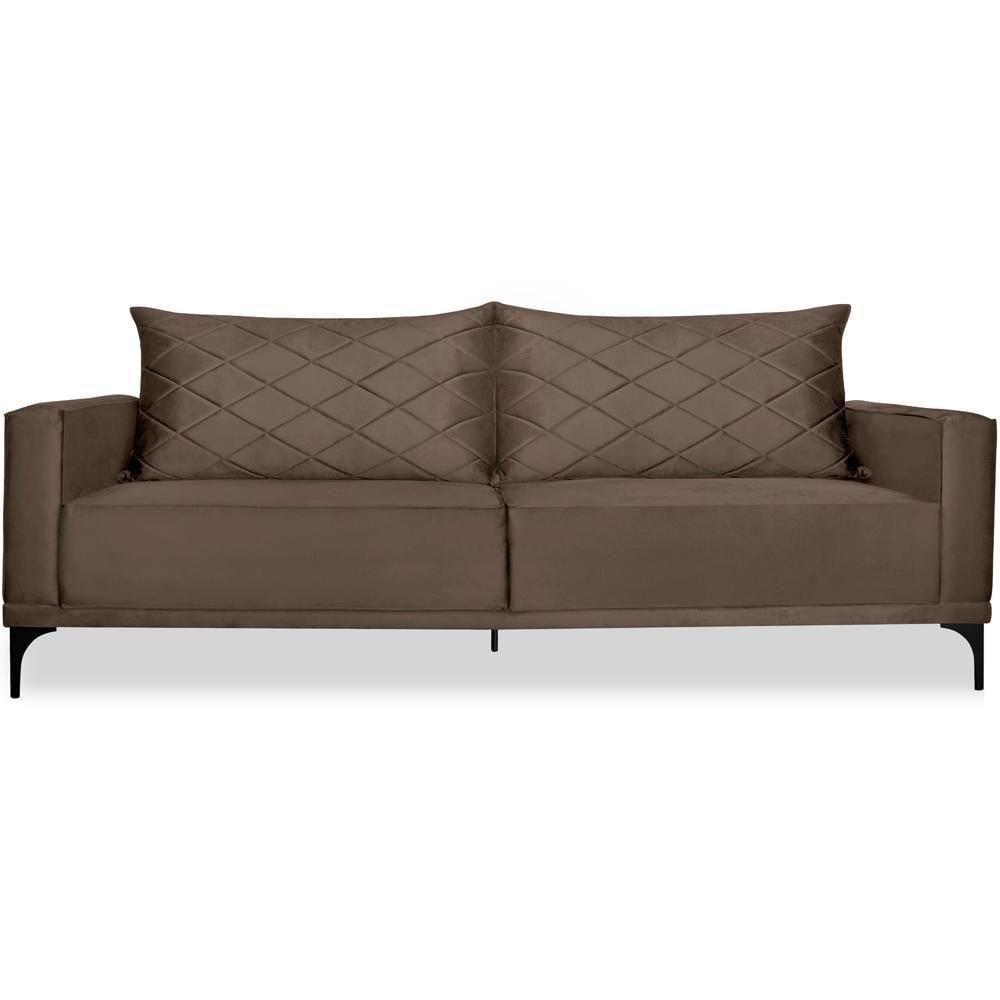 Sofa Living 2 Lugares Nori 180cm Veludo Deluxe 2231 Ezz 2231