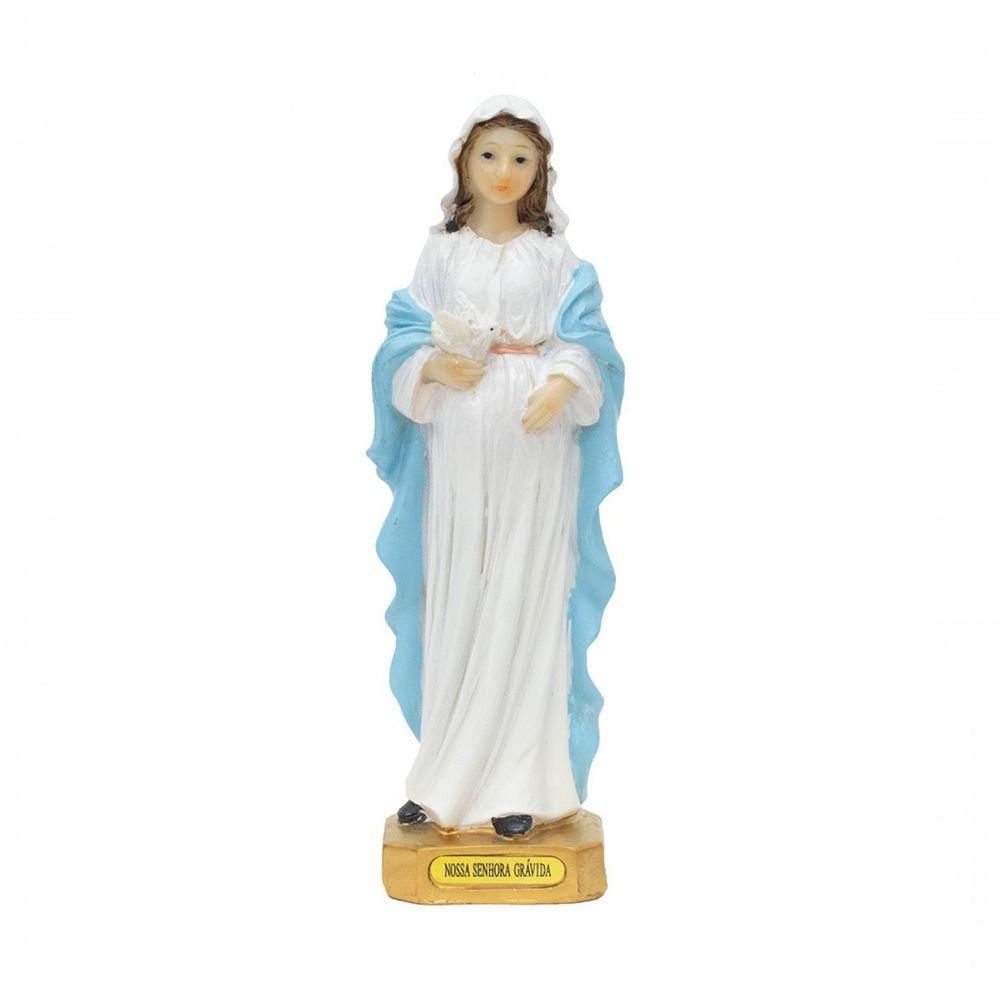 Nossa Senhora Grávida 16cm - Enfeite Resina