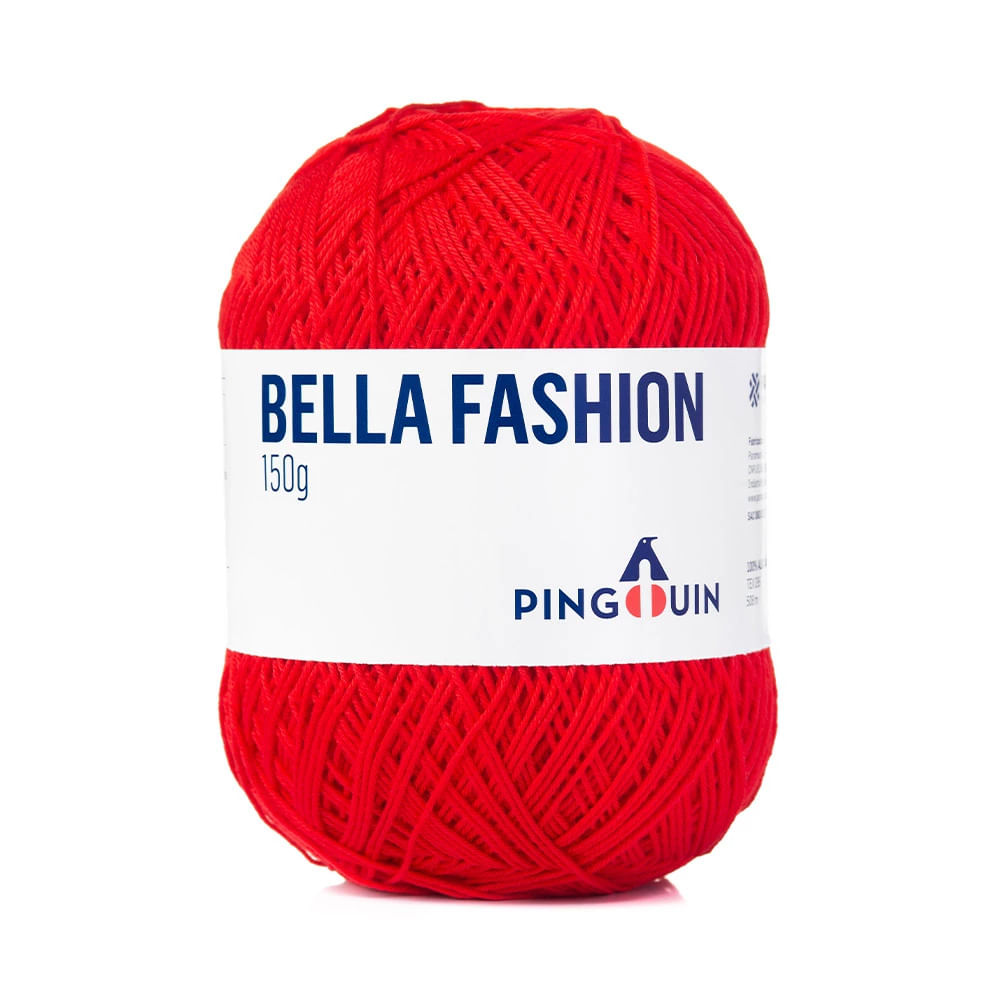 Fio Pingouin Bella Fashion 150g 0314 Tomate