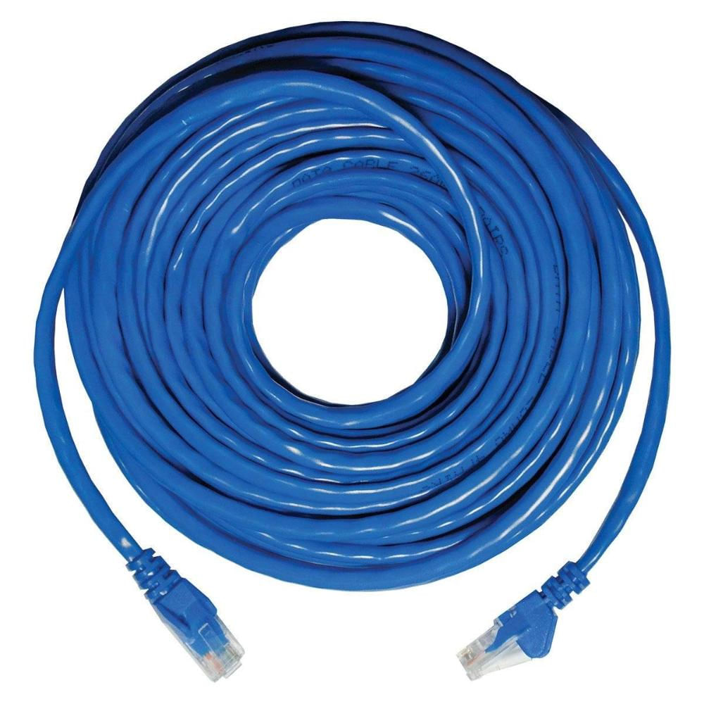 Cabo De Rede Plus Cable Pc Eth5e Patch Cord Cat5E Azul 20 Metros