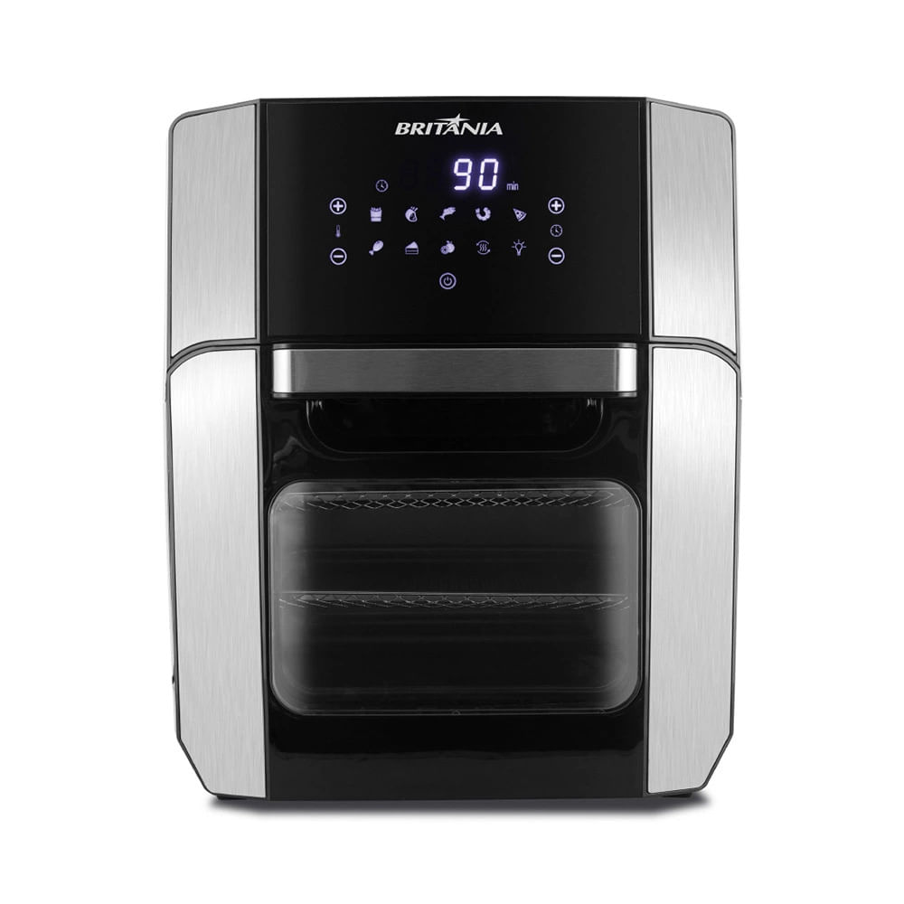 Fritadeira Elétrica Air Fryer Britânia Oven BFR2100 12L Preta - 220V