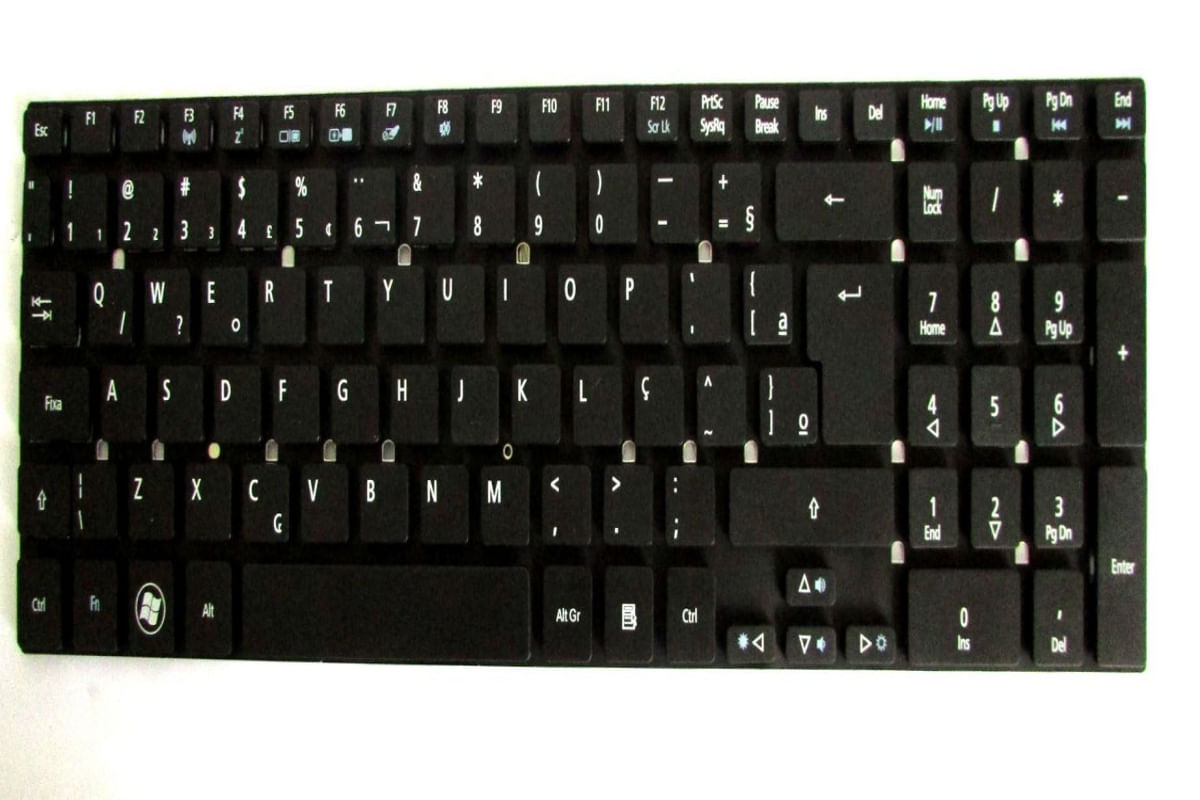 Teclado Acer Aspire 5830T Teclado Para Acer Aspire E1-572 Pk130n41a30 E5-571 E1-522 Br Preto Portugues BR