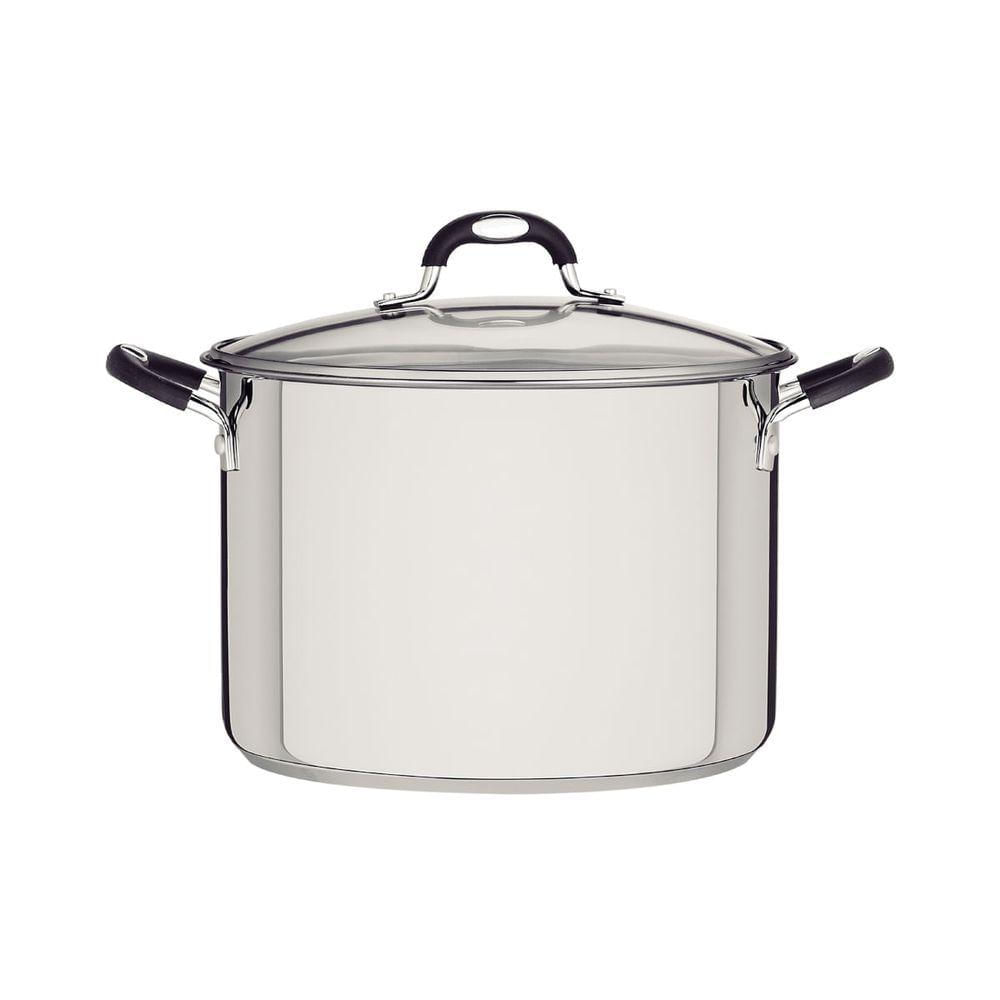 Caldeirão Tramontina Astro Aço Inox Tampa De Vidro 30 Cm 20,8 Litros