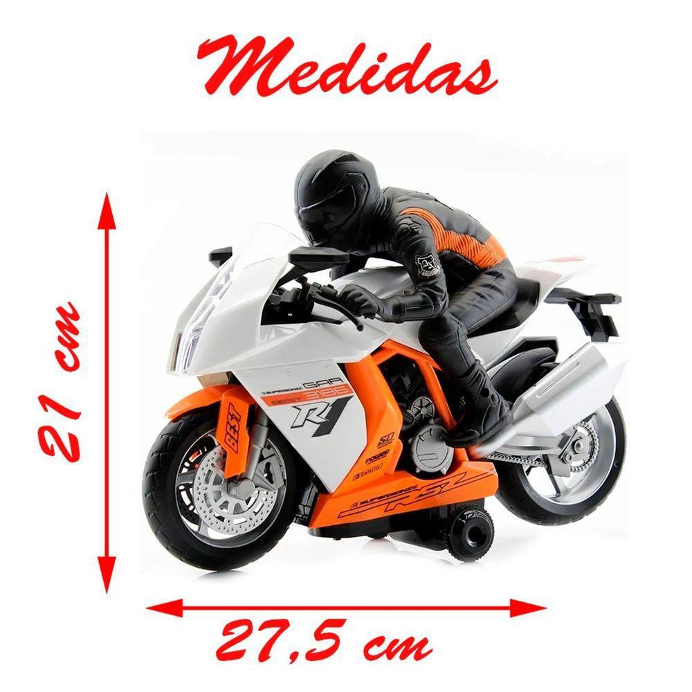 Motocicleta Champions De Controle Remoto 360º Gp 300xt