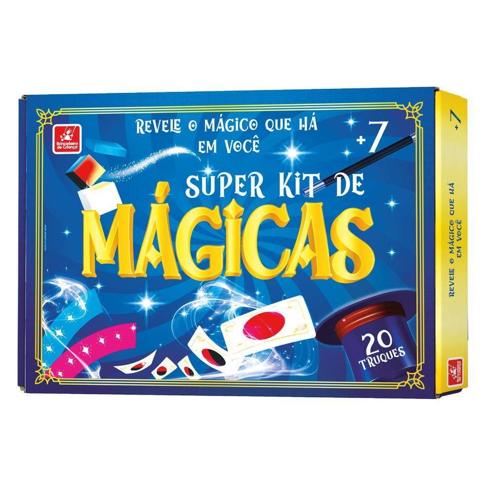 Kit de Mágicas 20 Truques - Brincadeira de Criança