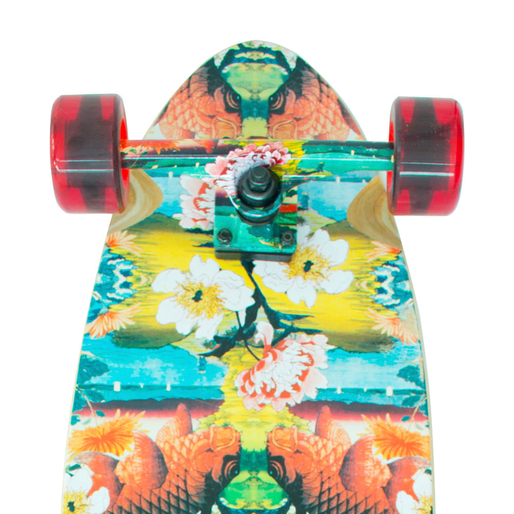 Skate Longboard Coca-Cola Kaleidoscope Bel Único / Multicolor