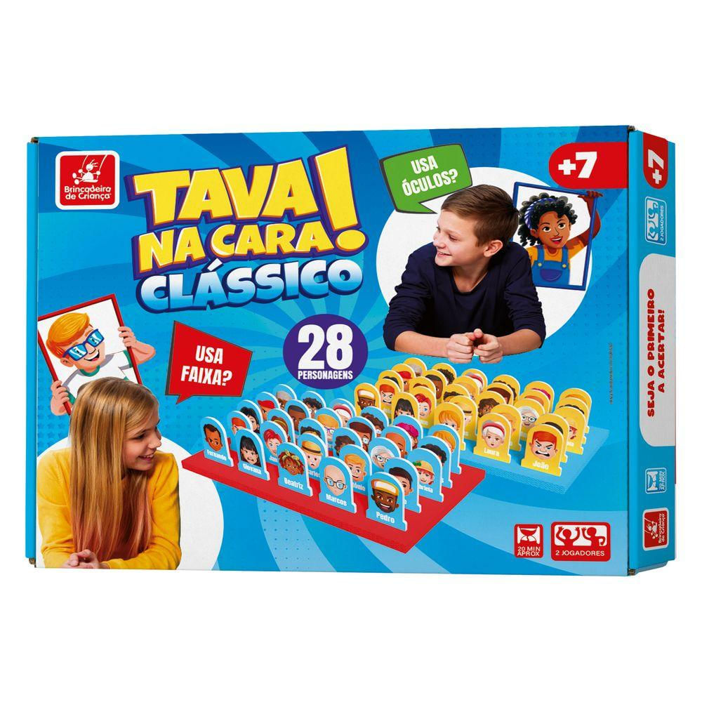 Jogo Tava na Cara Clássico - Brincadeira de Criança