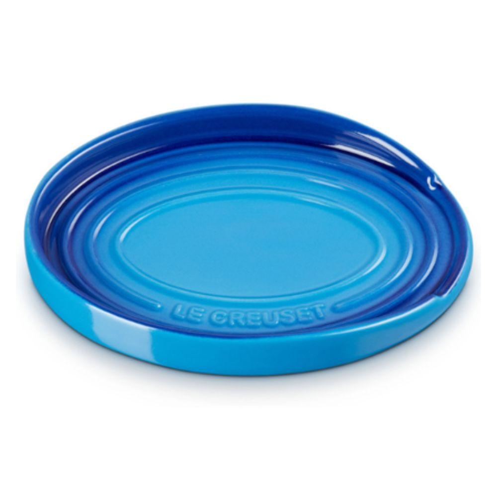 DESCANSO OVAL P/ COLHER LE CREUSET EM CERÂMICA AZURE BLUE 71507152200099