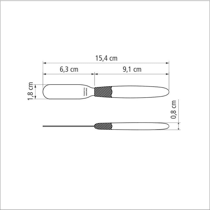 Conjunto de Espátulas para Manteiga Tramontina Ipanema Lâminas em Aço Inox 6 Peças 23399/848