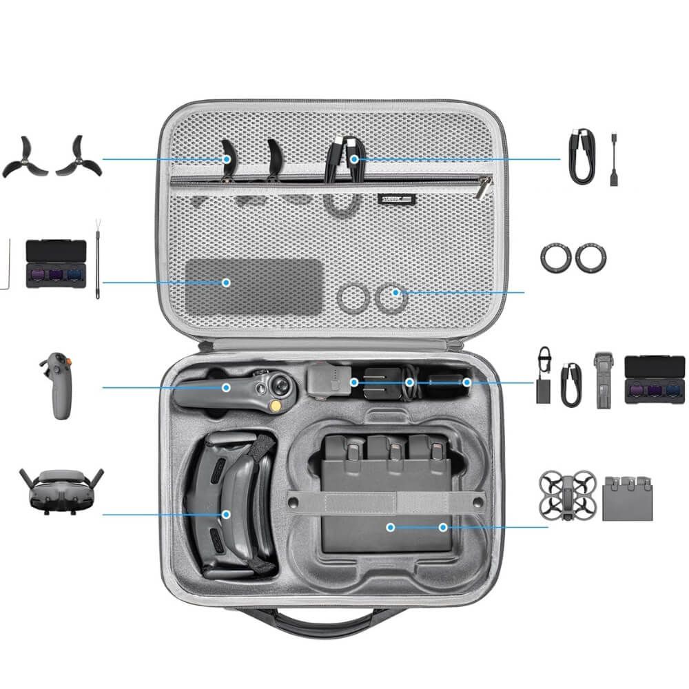 Maleta para Drone DJI Avata 2 com Alça de Ombro - StartRC