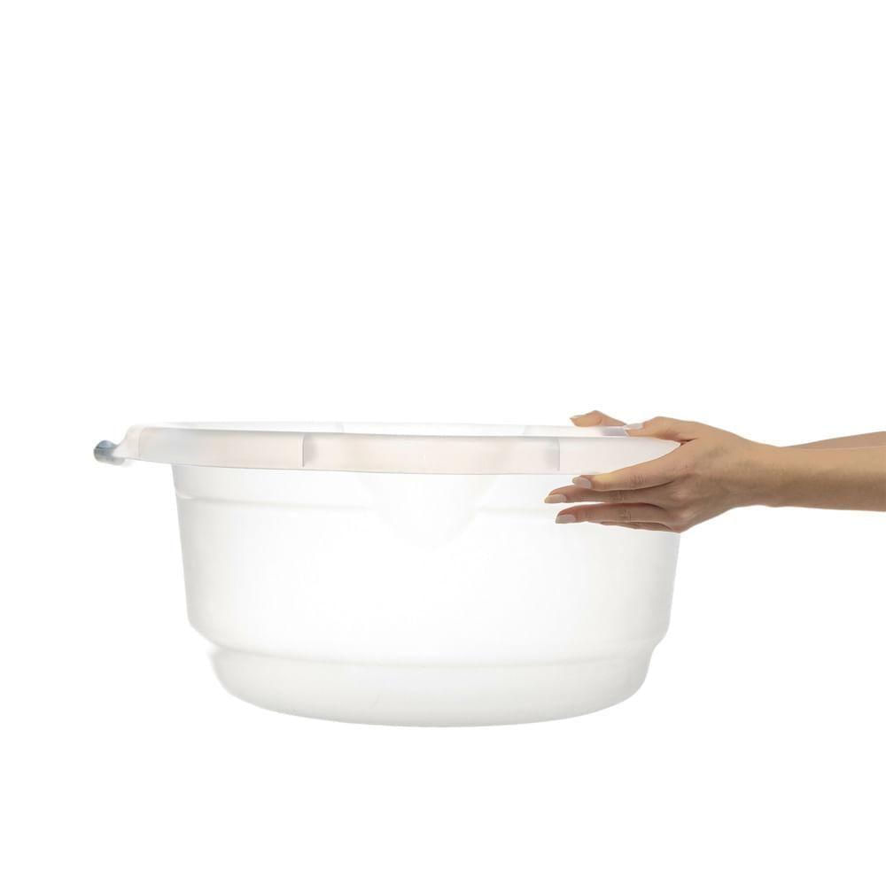 Bacia Plástica Transparente 27,5l Hydrus Sanremo