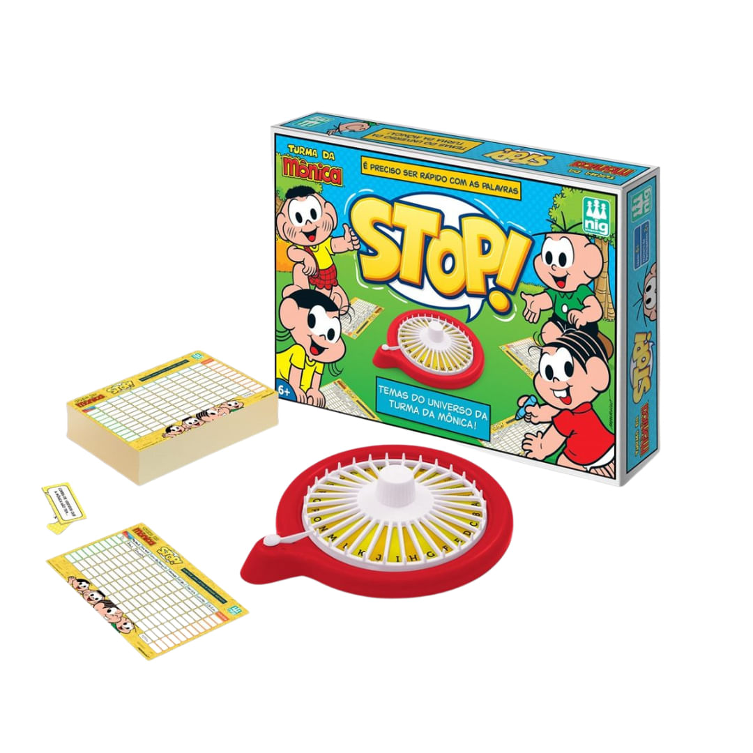 Jogo Stop Turma Da Mônica - Nig Brinquedos