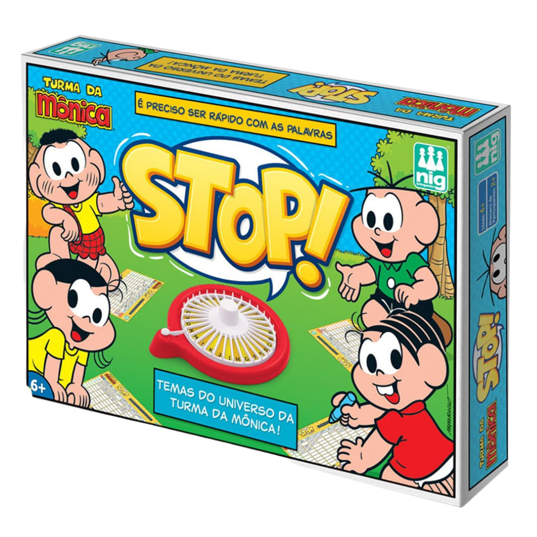 Jogo Stop Turma Da Mônica - Nig Brinquedos