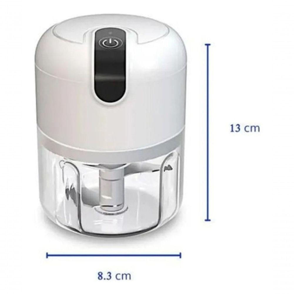 Mini Processador De Alimentos Elétrico - Cozinha Prática E Rápida